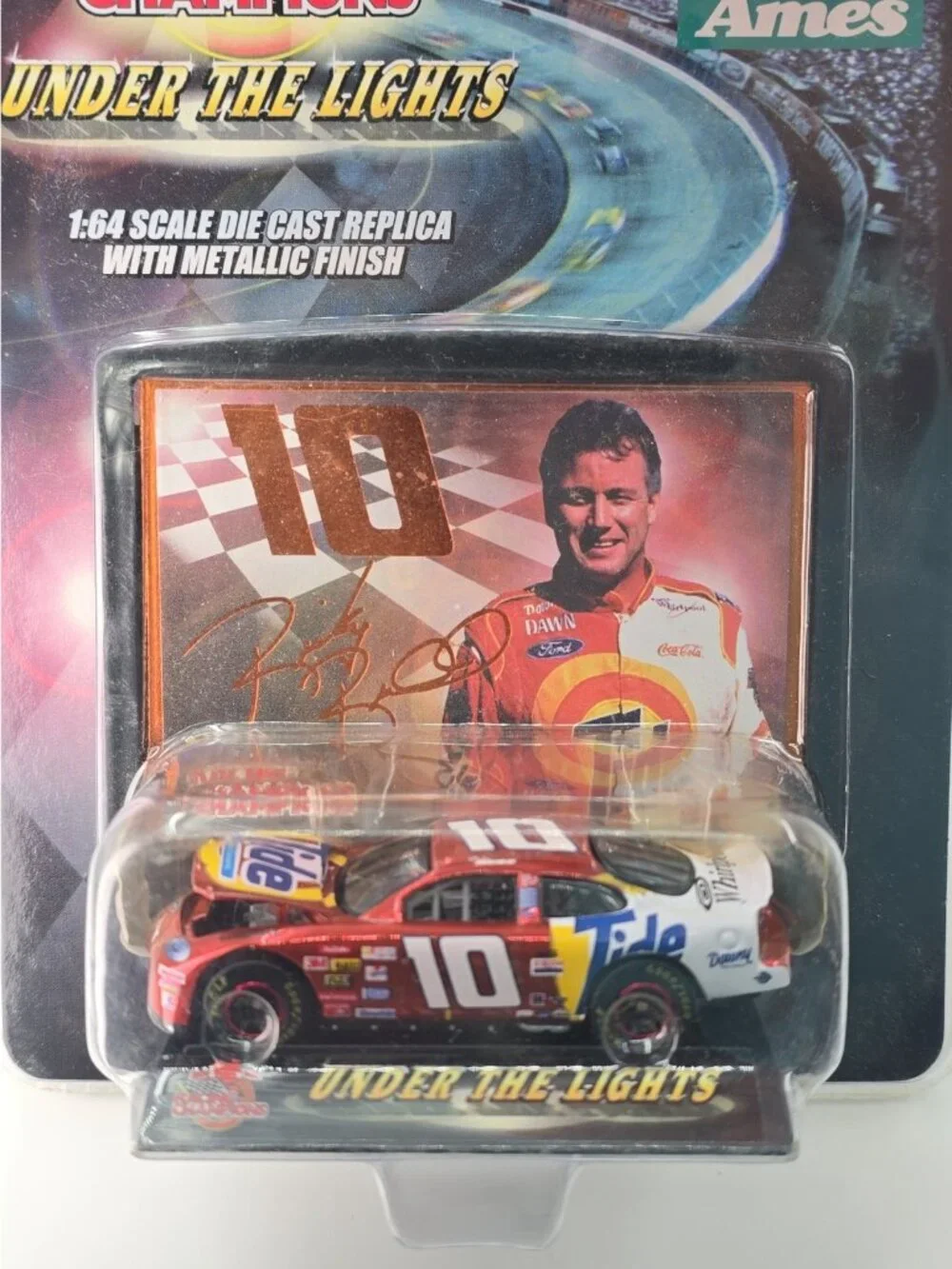 2 Vintage 1999 Racing Champions NASCAR Cars Under the Lights Labonte Rudd Sealed